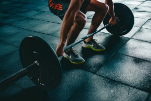 Person Deadlifting